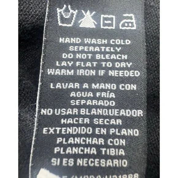 Ronni Nicole Womens Black Crop Cardigan Sweater S Minimalist Staple Timeless - Picture 6 of 8